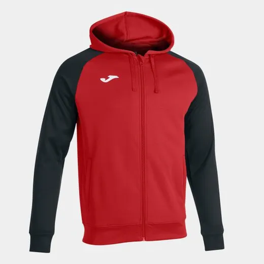 ACADEMY IV ZIPUP HOODIE RED BLACK