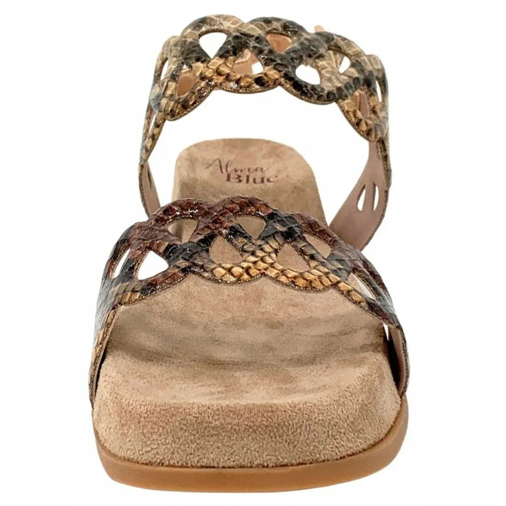 Alma Blue V21BL9504 Snake Stone