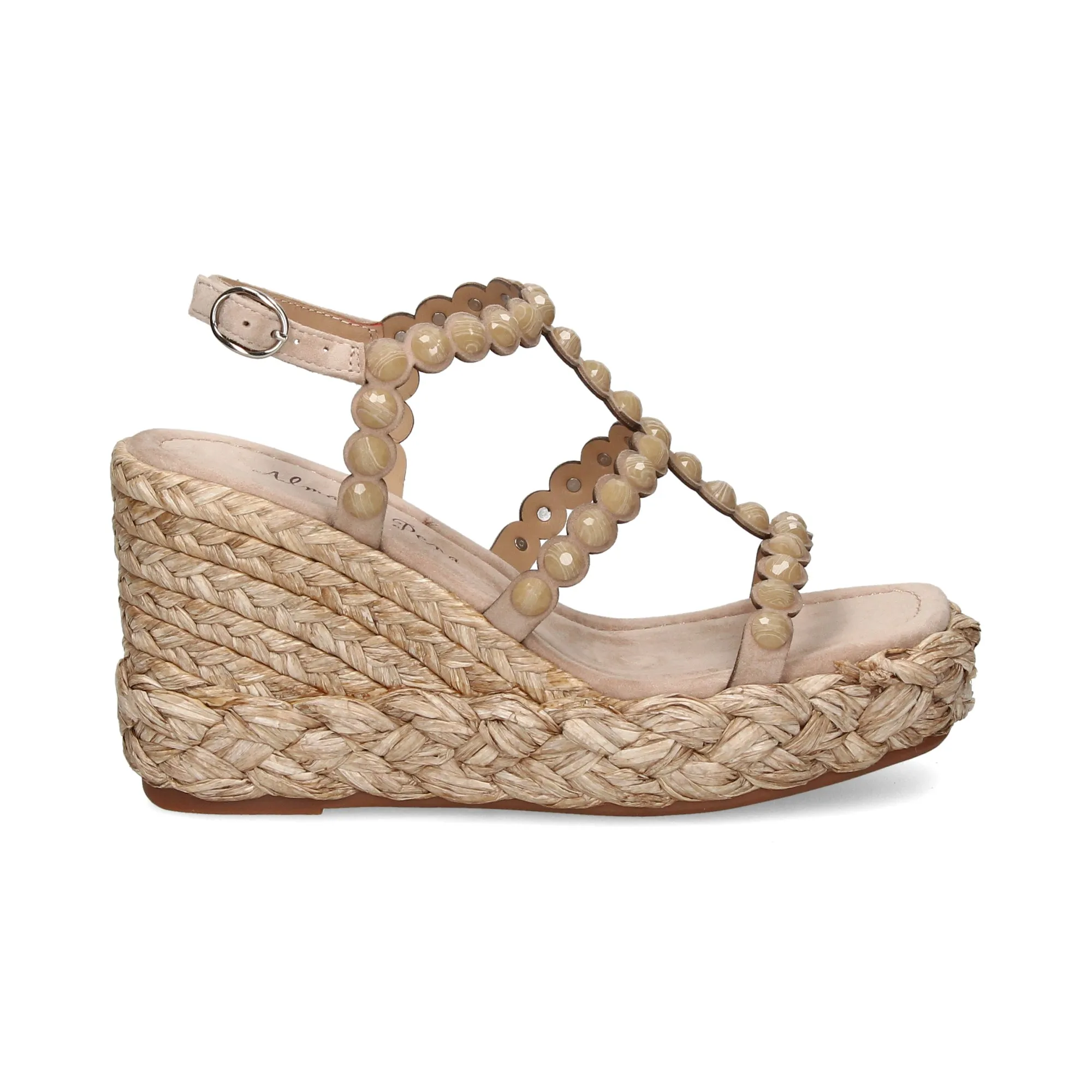 ALMA EN PENA Sandalias cuña de Mujer VISON
