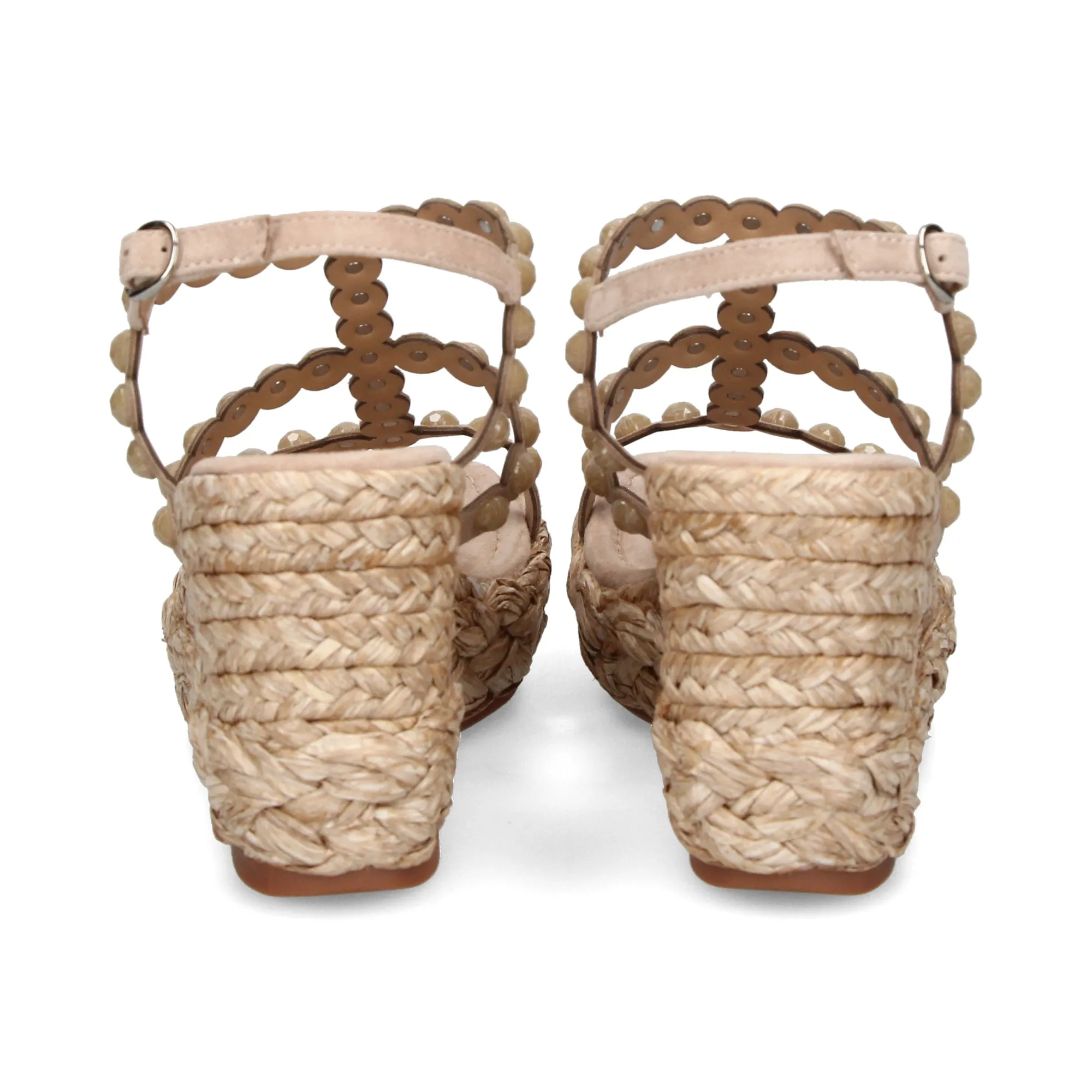 ALMA EN PENA Sandalias cuña de Mujer VISON