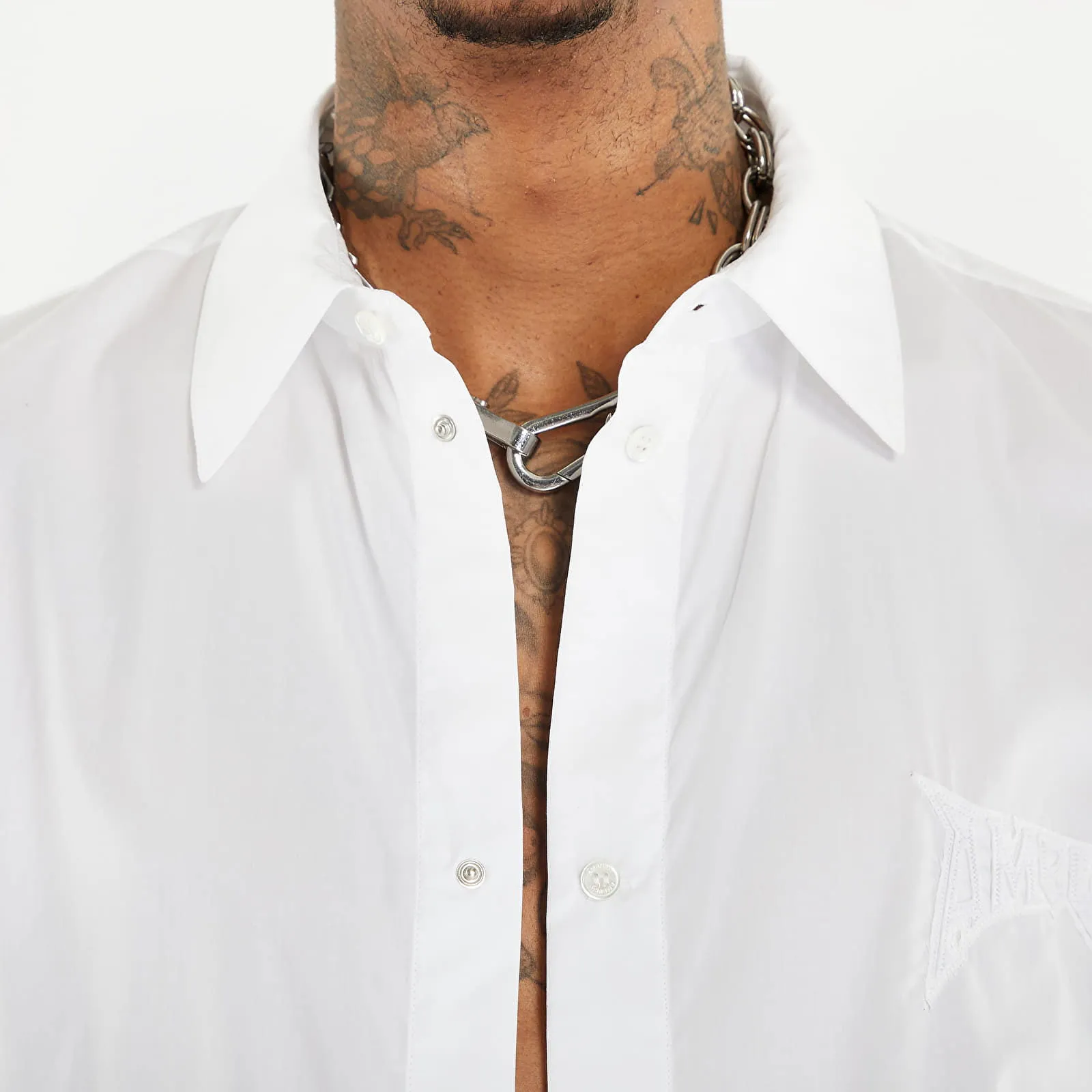 Ambush Logo Embroidery Cotton Shirt