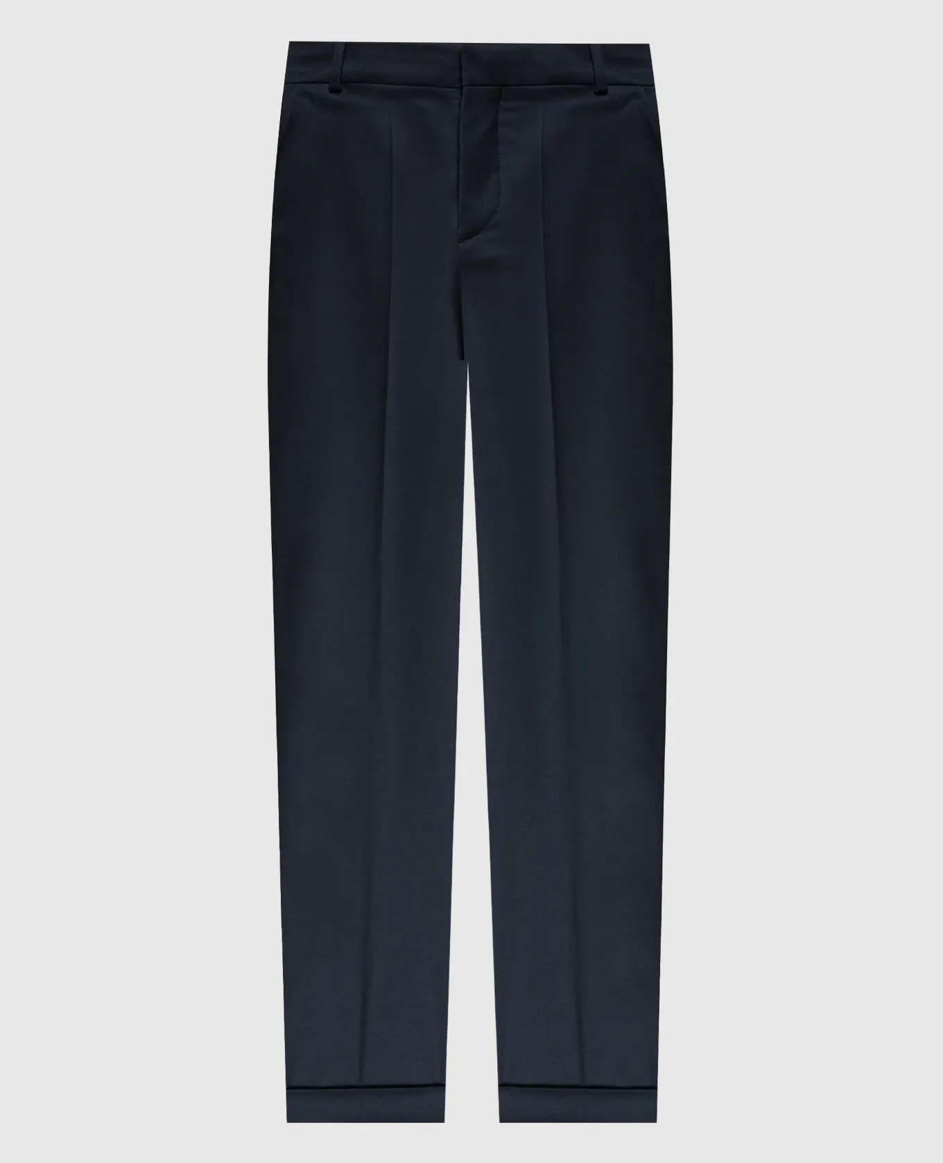 Balmain Blue pants made of wool