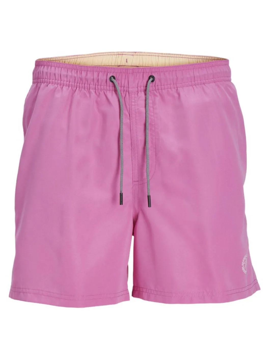 Bañador Jack&Jones Fiji rosa cordón ajuste de hombre