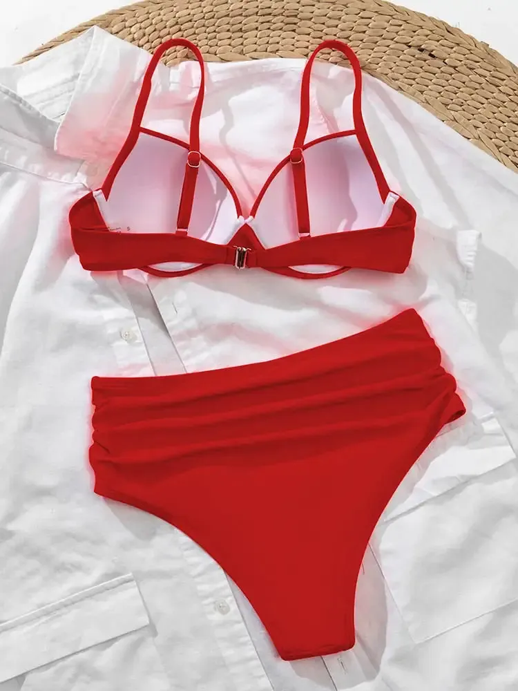 Bikini Vintage Cintura Alta Retro