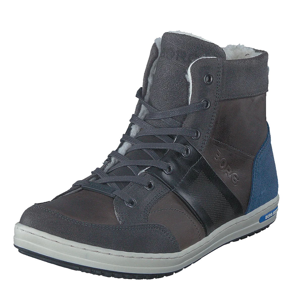 Björn Borg Charles High Pop K Dk Grey/Black