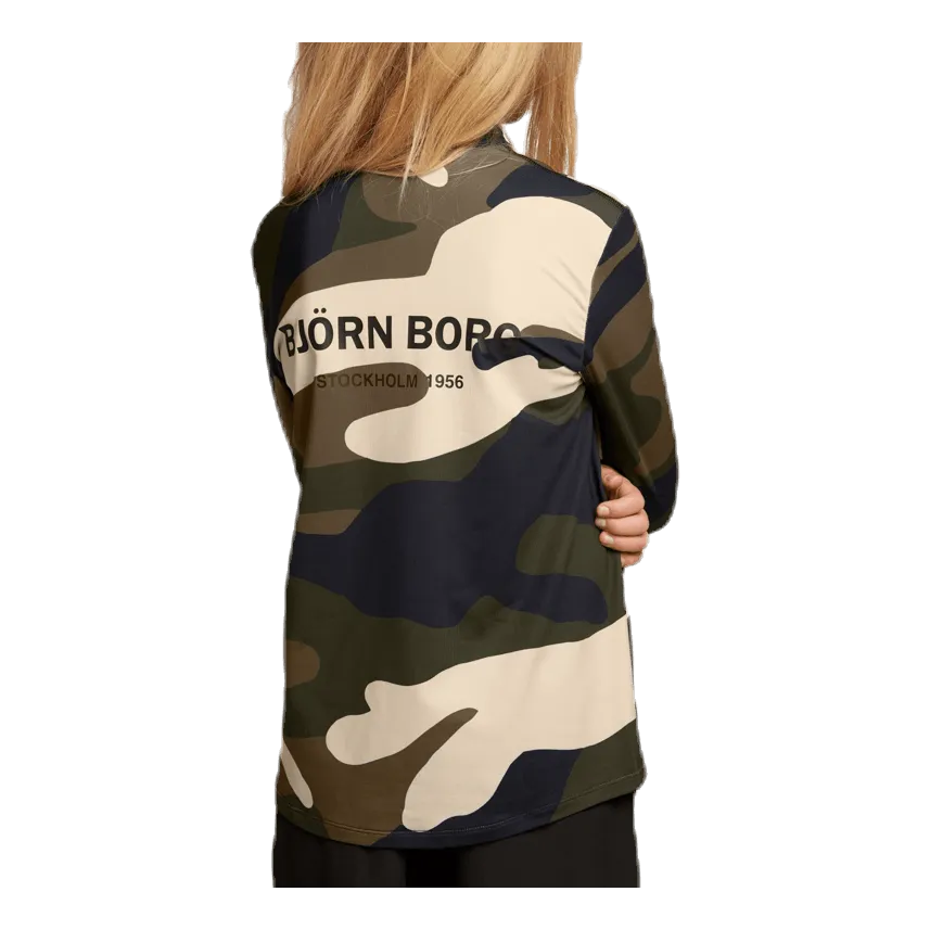 Björn Borg Harald Midlayer Half Zip Junior Patterned