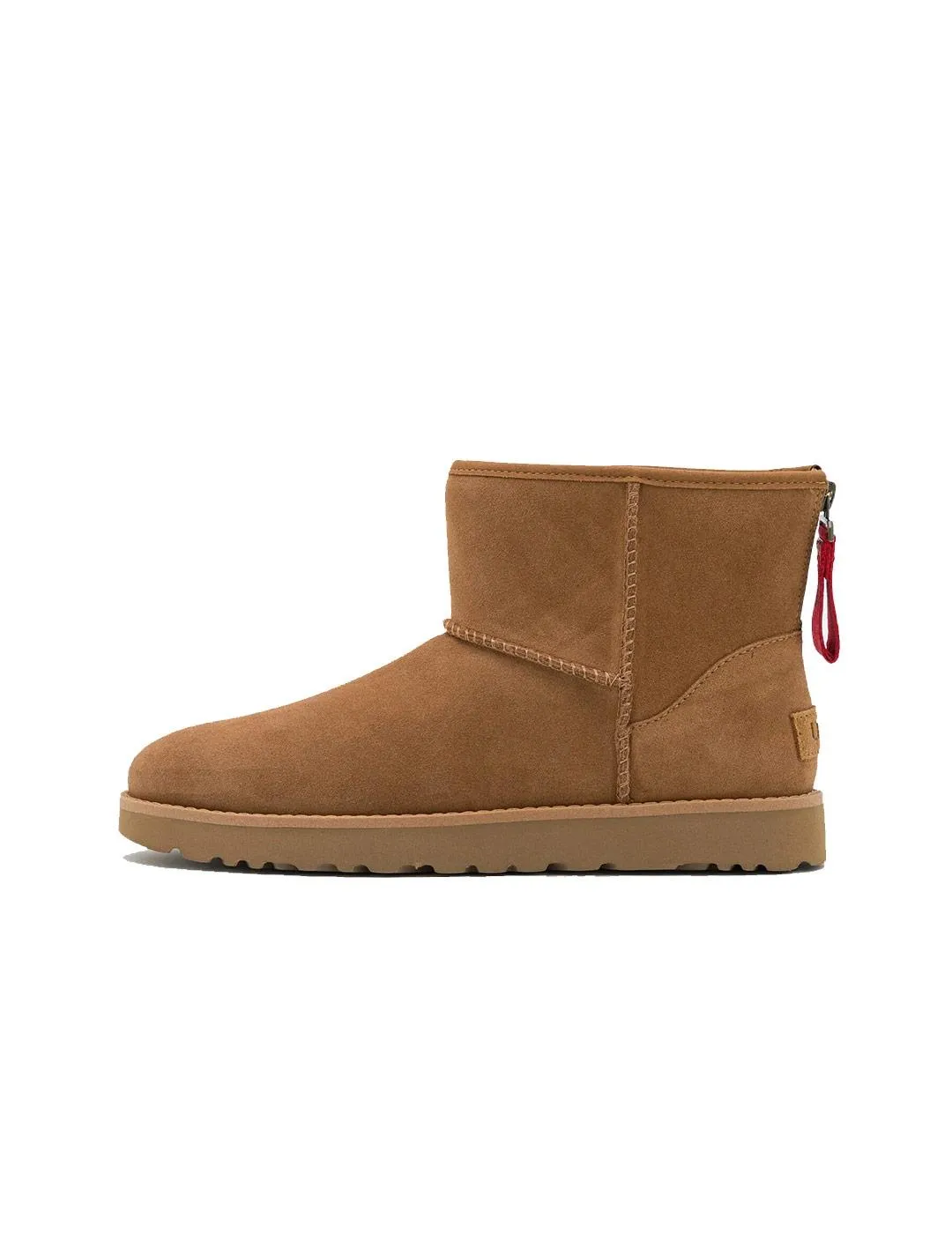 Botas UGG Classic Mini Logo Zip Chestnut