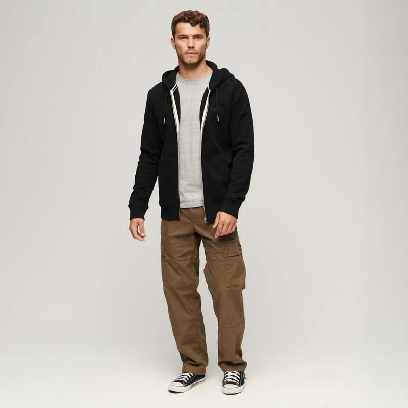 Buzo Abierto Para Hombre Essential Zip Superdry