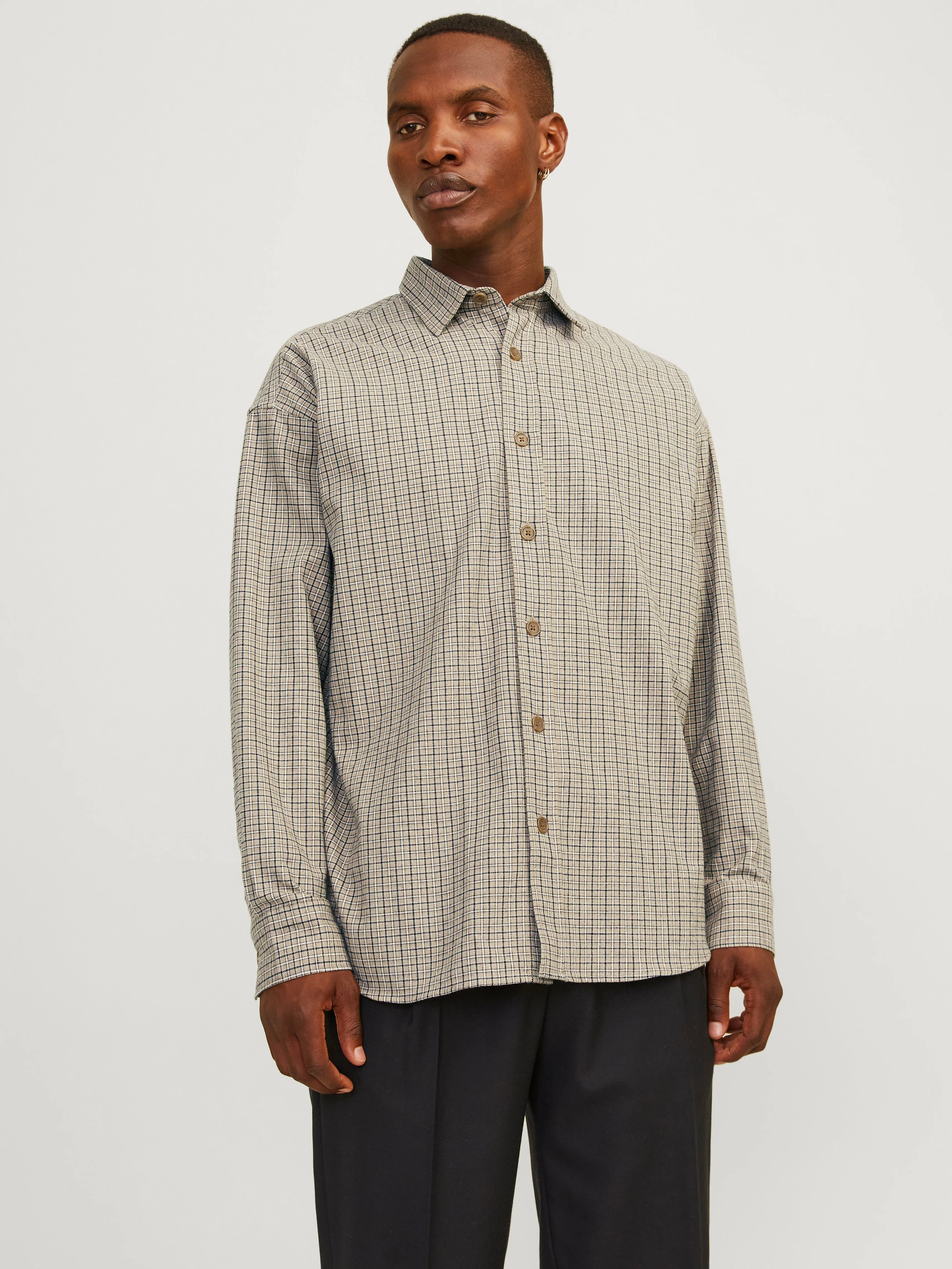 Camisa Corte wide | Beige | Jack & Jones®