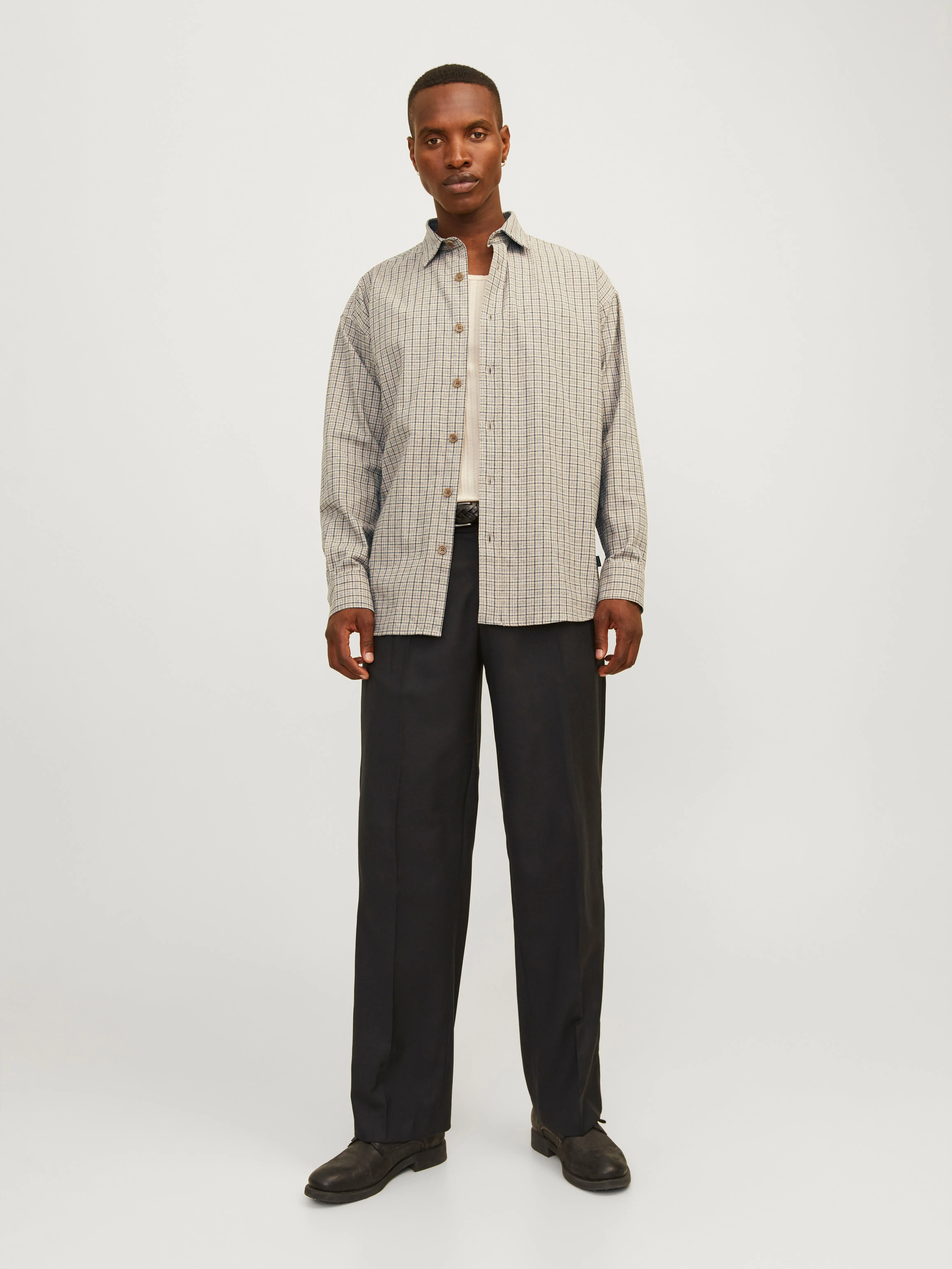 Camisa Corte wide | Beige | Jack & Jones®