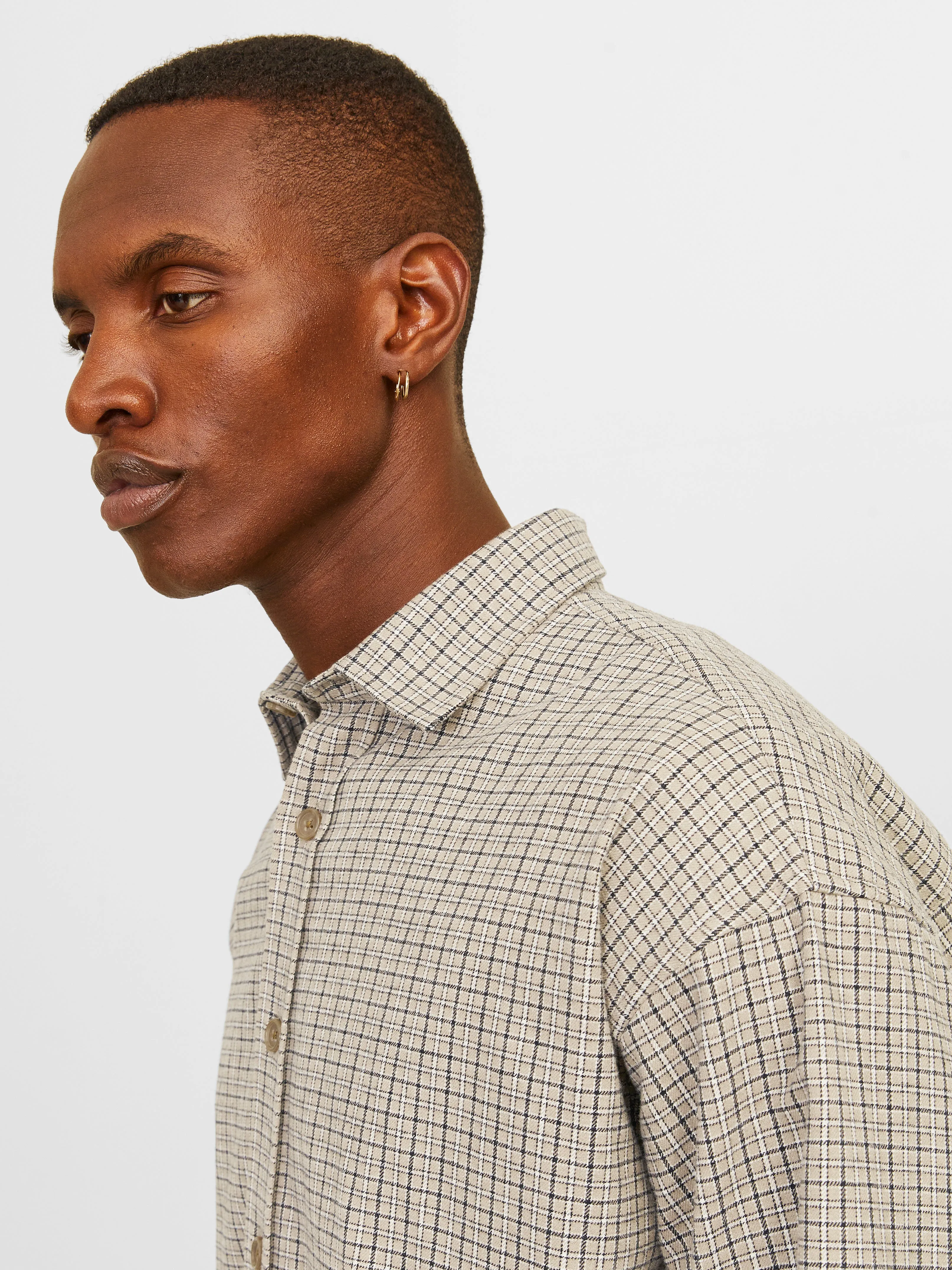 Camisa Corte wide | Beige | Jack & Jones®