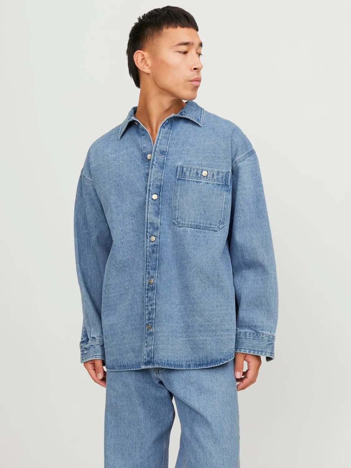 Camisa vaquera Corte wide | Azul claro | Jack & Jones®