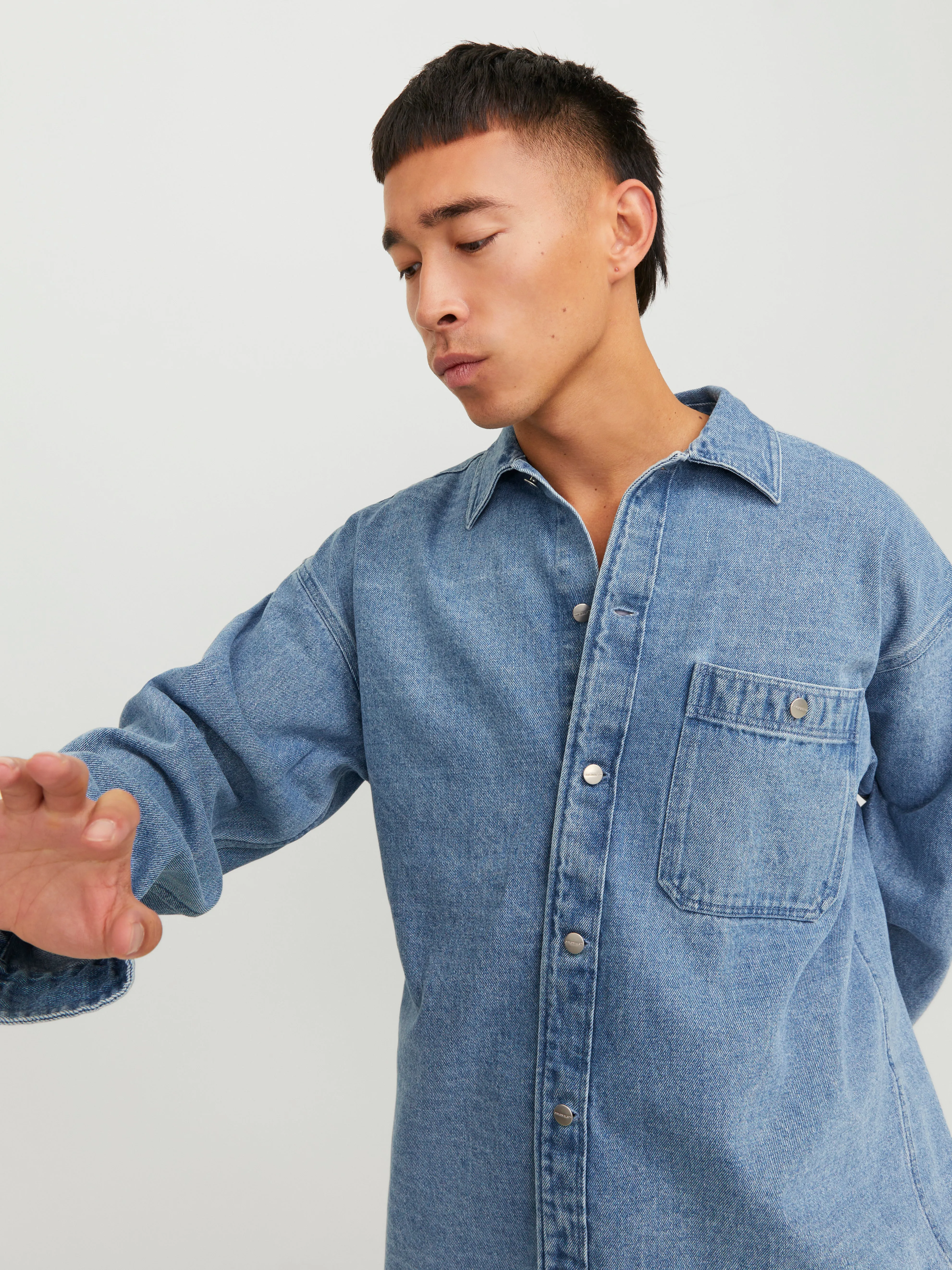 Camisa vaquera Corte wide | Azul claro | Jack & Jones®