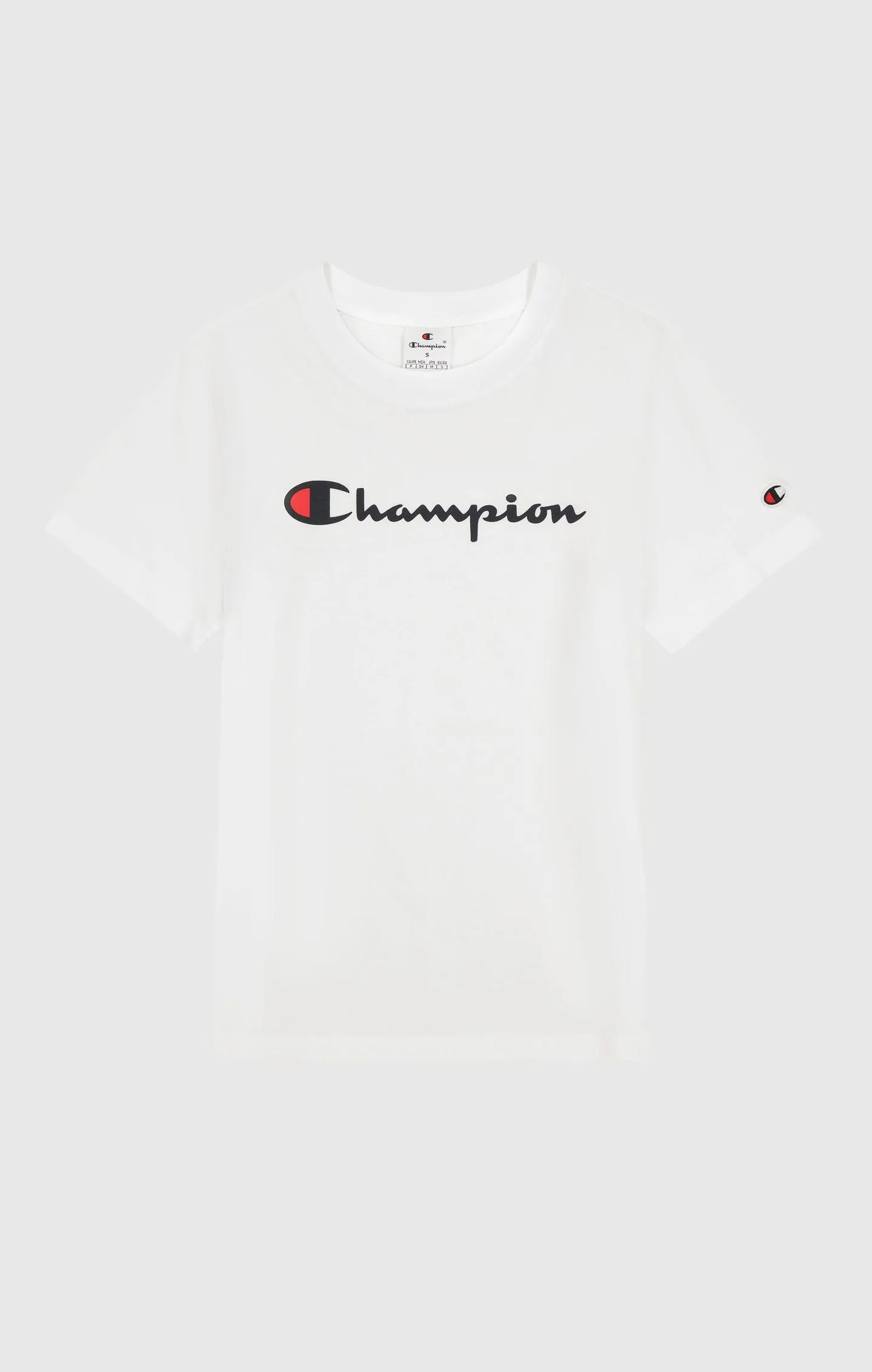 Camiseta de punto con logotipo grande