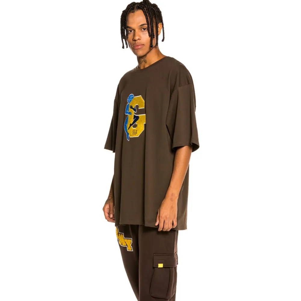 CAMISETA GRIMEY "SINGGANG JUNCTION LOVE G HEAVY WEIGHT"  BROWN | FALL 21