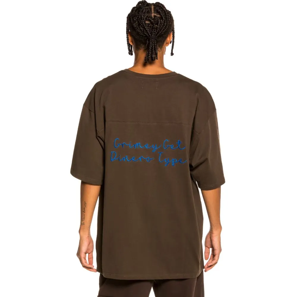 CAMISETA GRIMEY "SINGGANG JUNCTION LOVE G HEAVY WEIGHT"  BROWN | FALL 21
