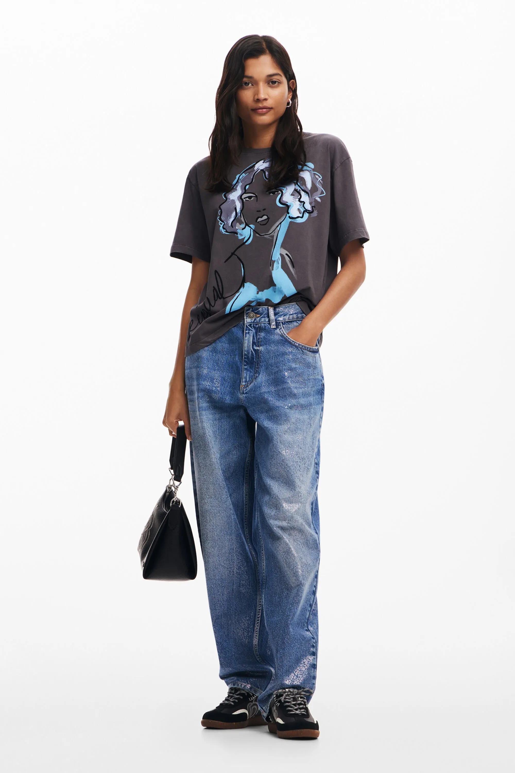 Camiseta ilustración rostro