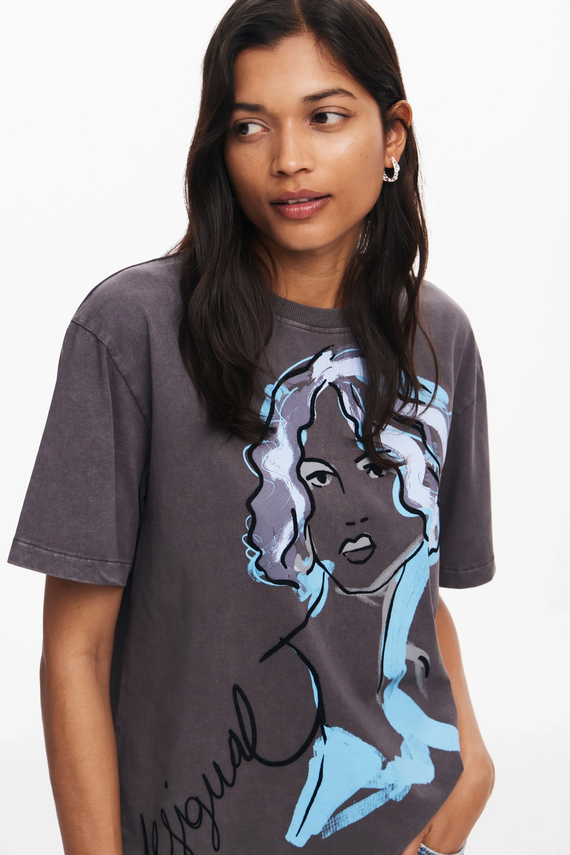 Camiseta ilustración rostro