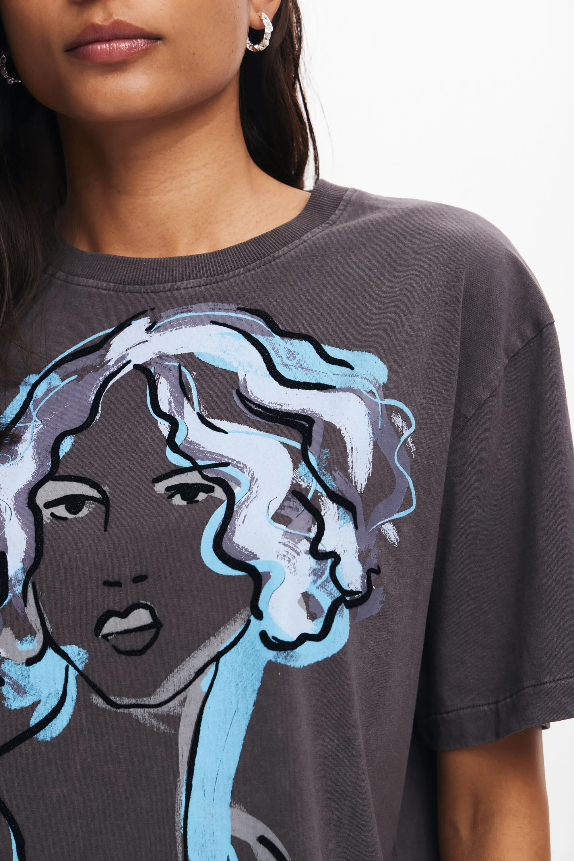 Camiseta ilustración rostro