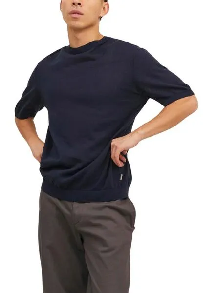Camiseta Jack and Jones Marco Punto Marino Para Hombre