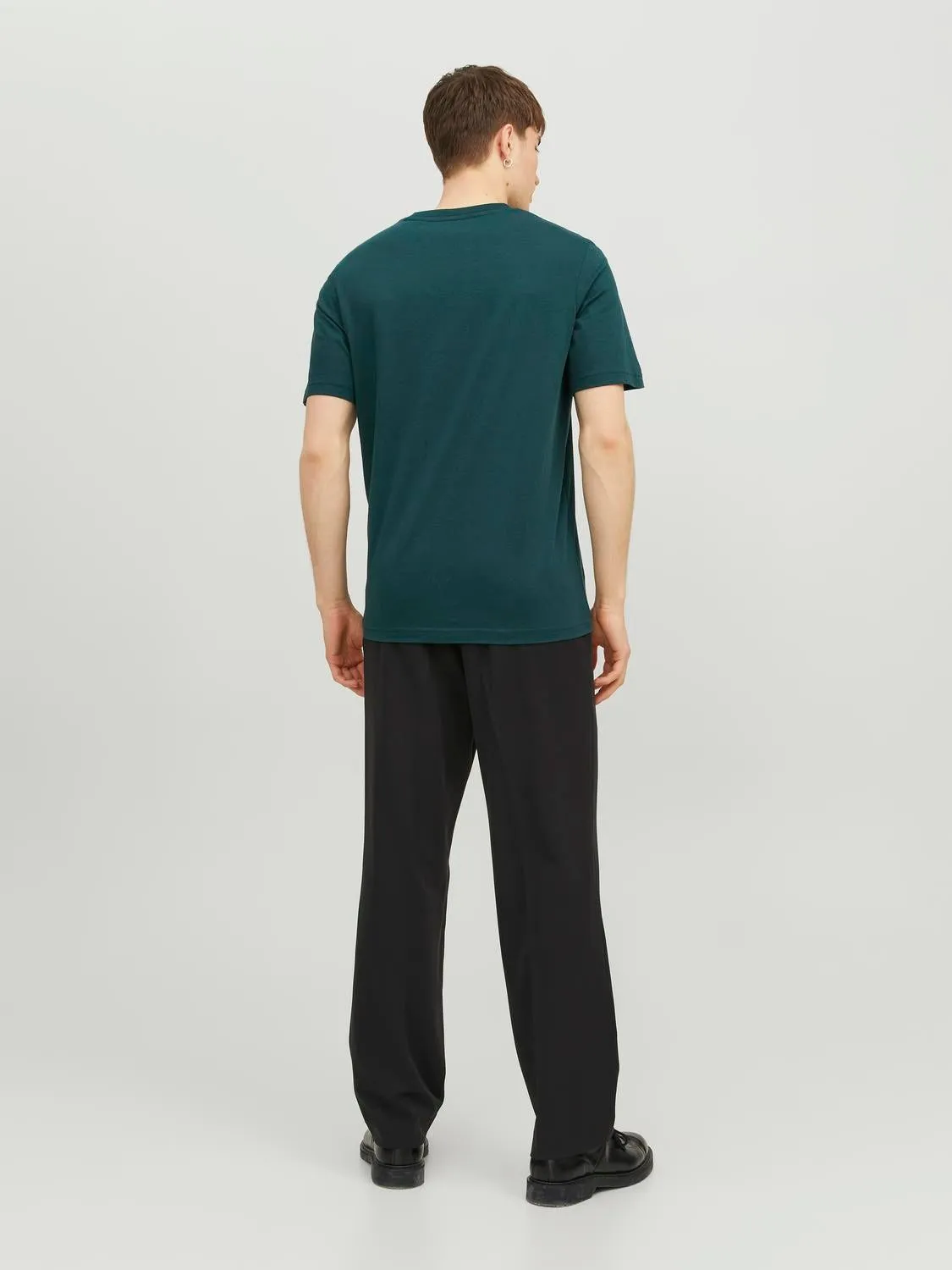 Camiseta Logotipo Cuello redondo | Verde intermedio | Jack & Jones®