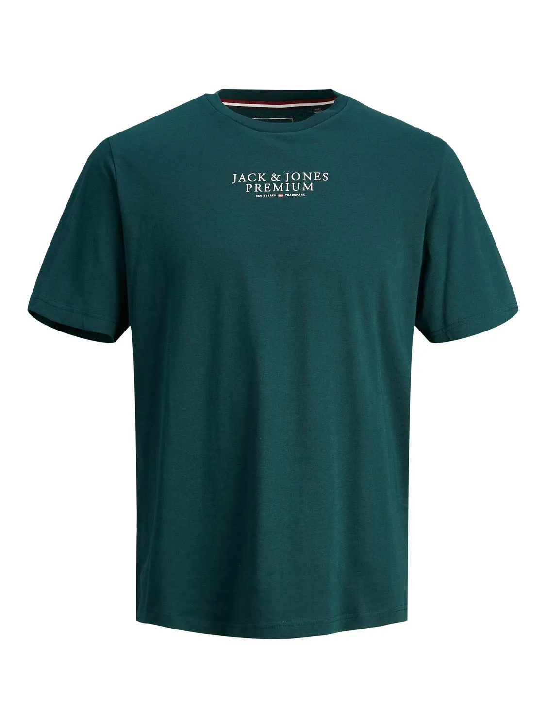 Camiseta Logotipo Cuello redondo | Verde intermedio | Jack & Jones®
