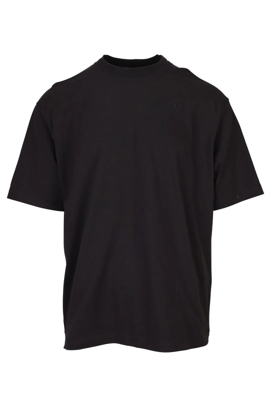 CAMISETA NEGRA CON MAXILOGO 