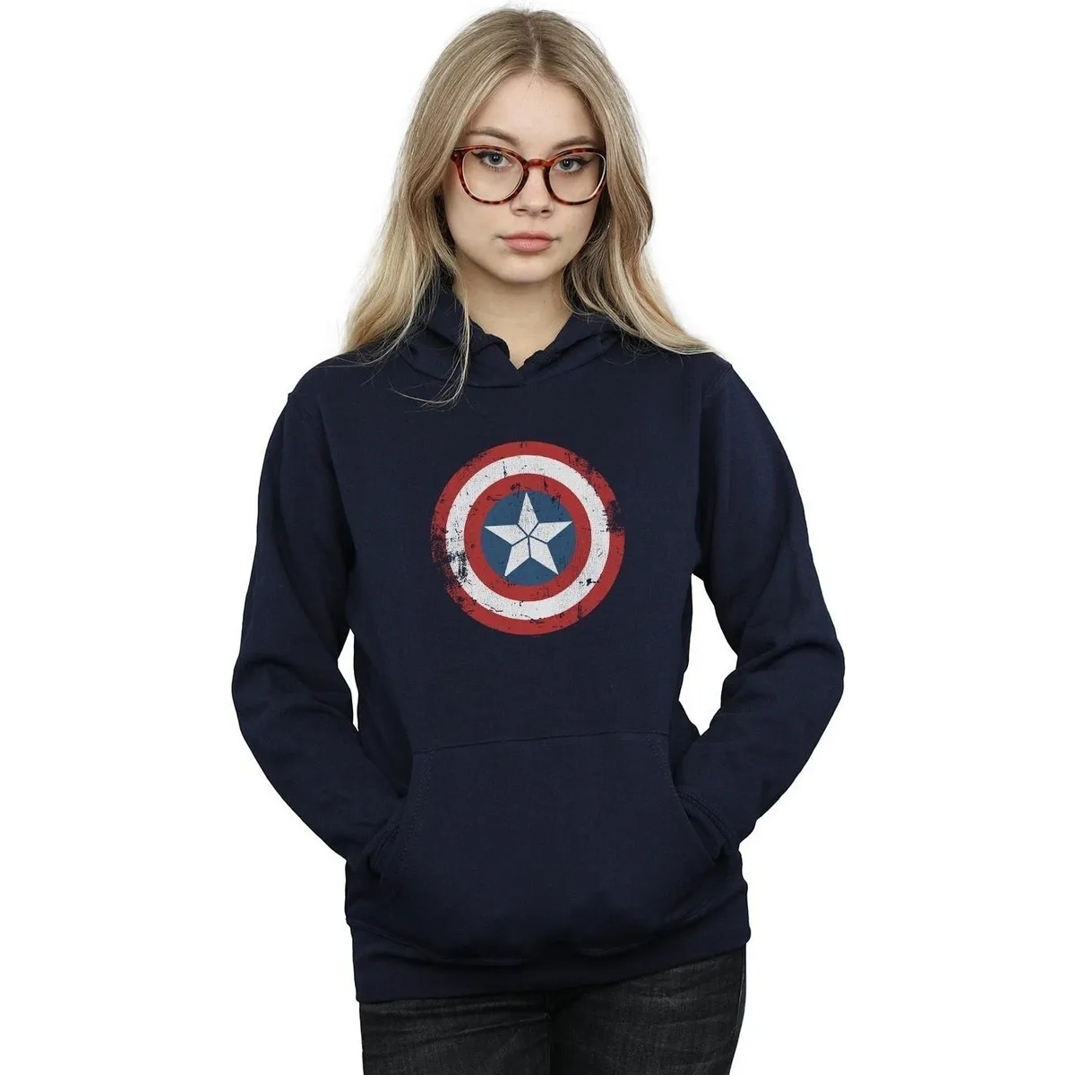 Captain America Civil War Distressed Shield