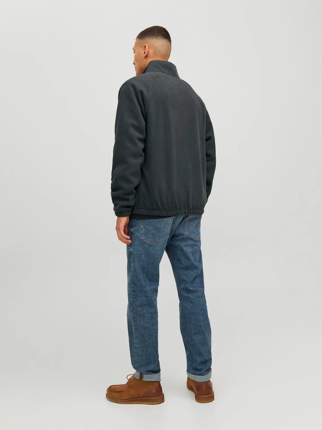 Chaqueta de tela polar | Gris oscuro | Jack & Jones®