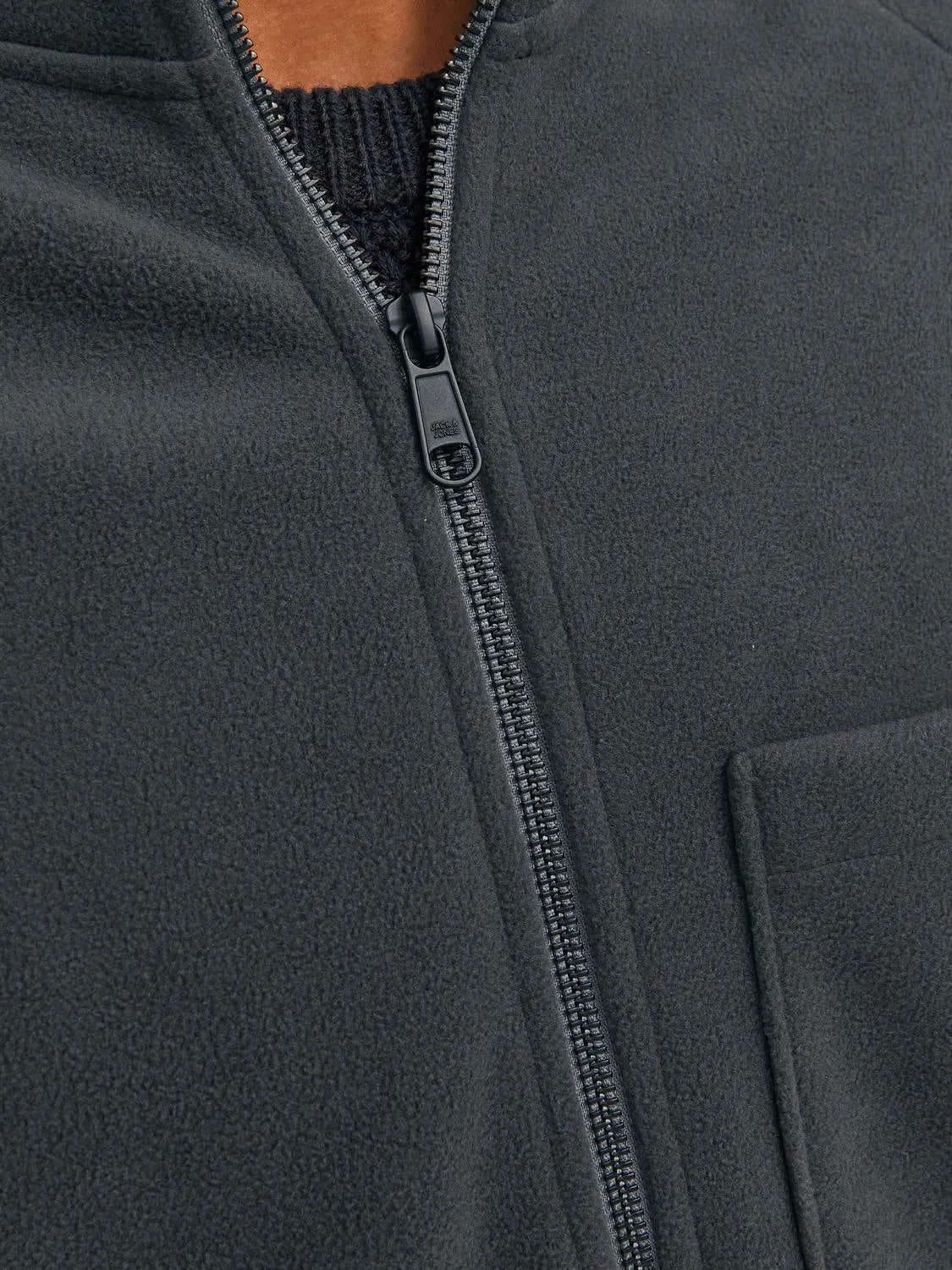 Chaqueta de tela polar | Gris oscuro | Jack & Jones®
