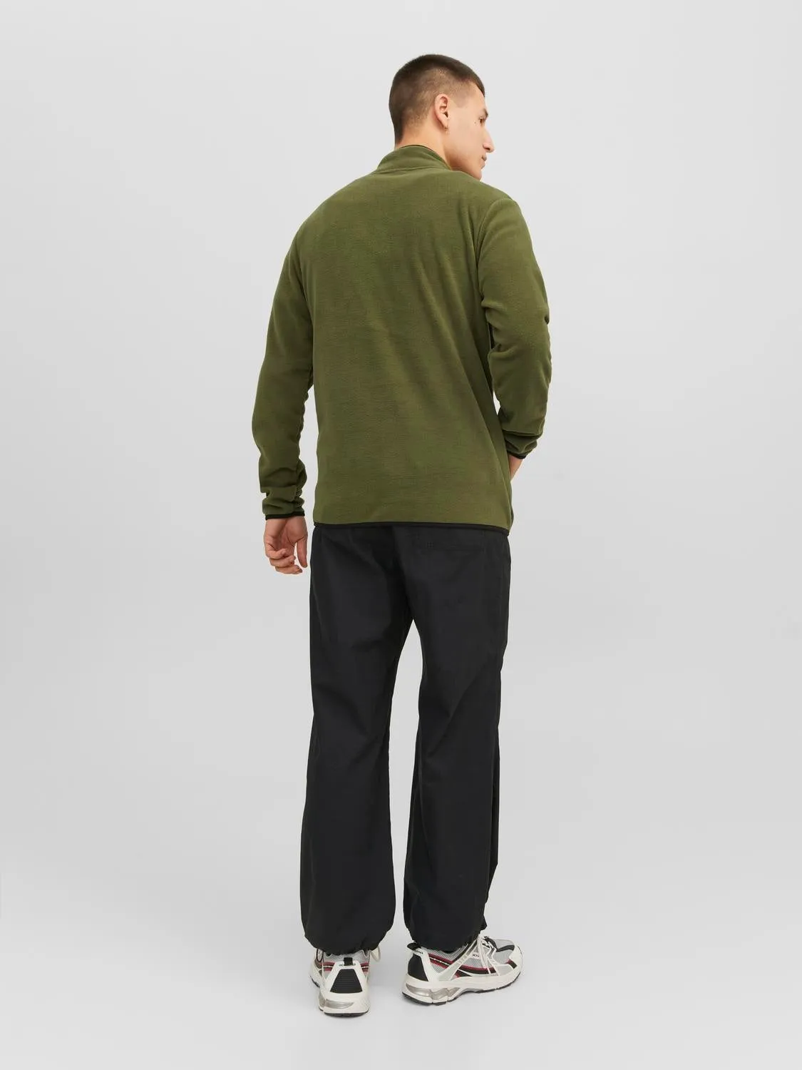 Chaqueta de tela polar Liso | Verde intermedio | Jack & Jones®