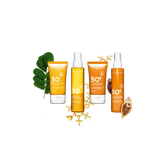 CLARINS Aceite Solar Embellecedor de Alta Protección para el Cuerpo SPF30