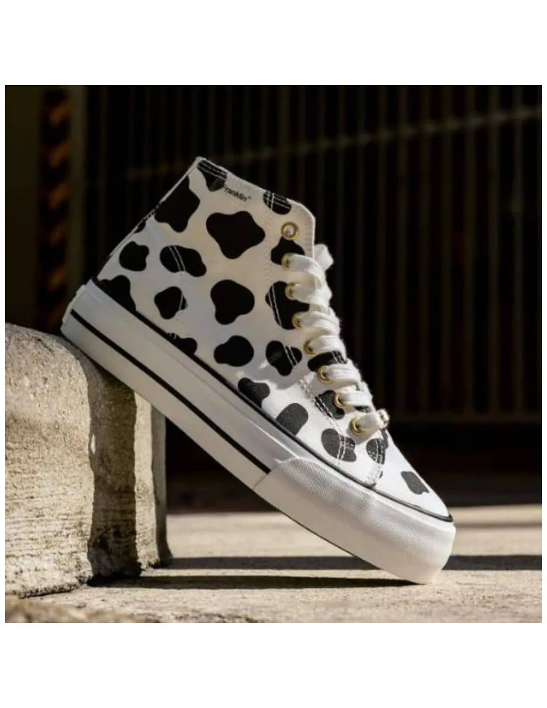 DR. FRANKLIN  ZAPATILLA CASUAL PLATAFORMA VACA