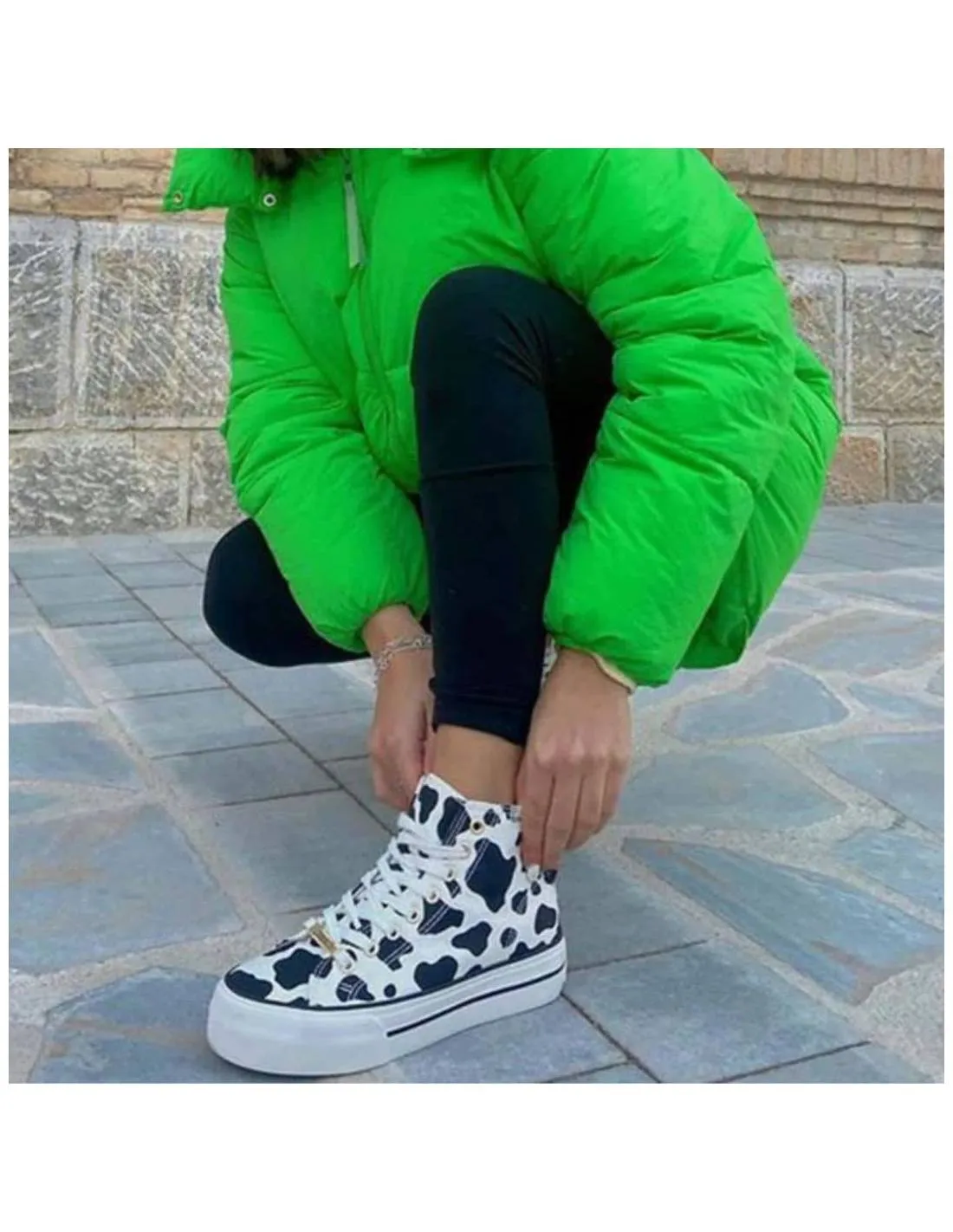 DR. FRANKLIN  ZAPATILLA CASUAL PLATAFORMA VACA
