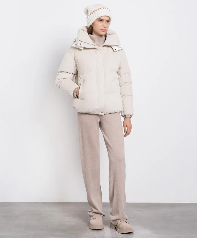 Enrico Mandelli Beige cashmere pants
