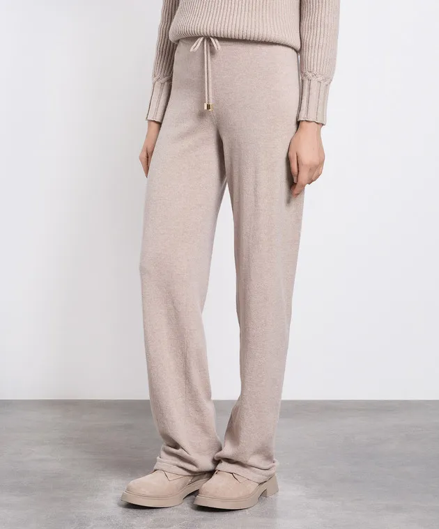 Enrico Mandelli Beige cashmere pants