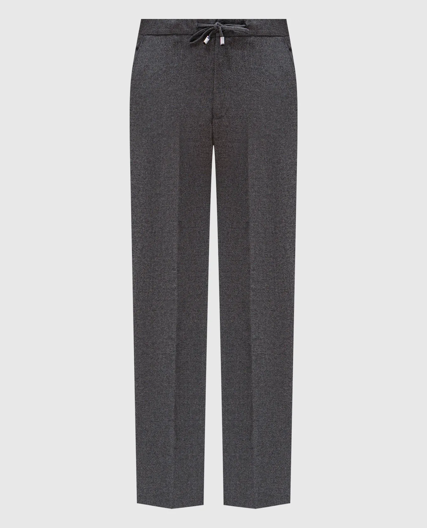 Enrico Mandelli Gray pants made of wool and cashmere