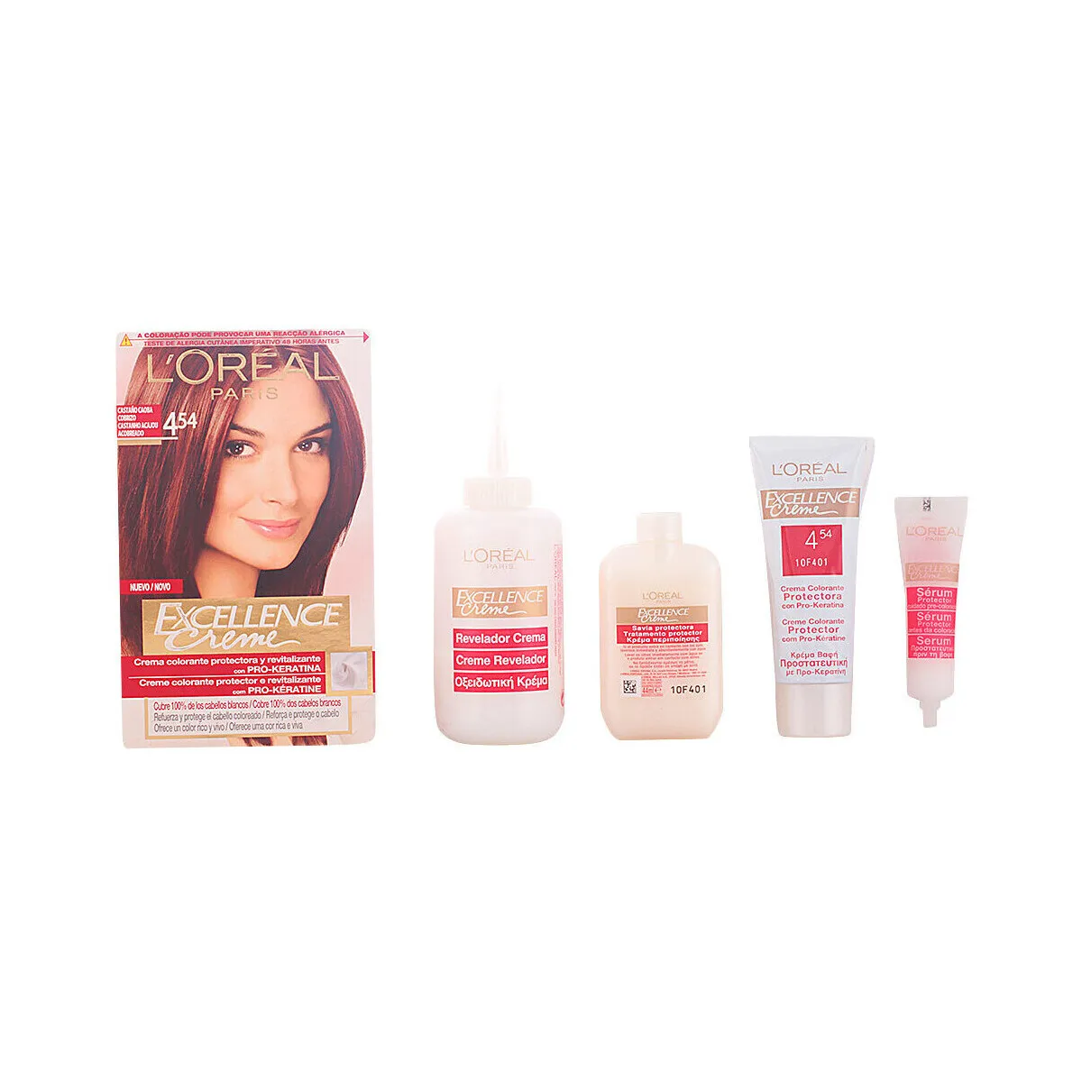 EXCELLENCE CREME TINTE 4,54CASTAñO CAOBA COBRIZO