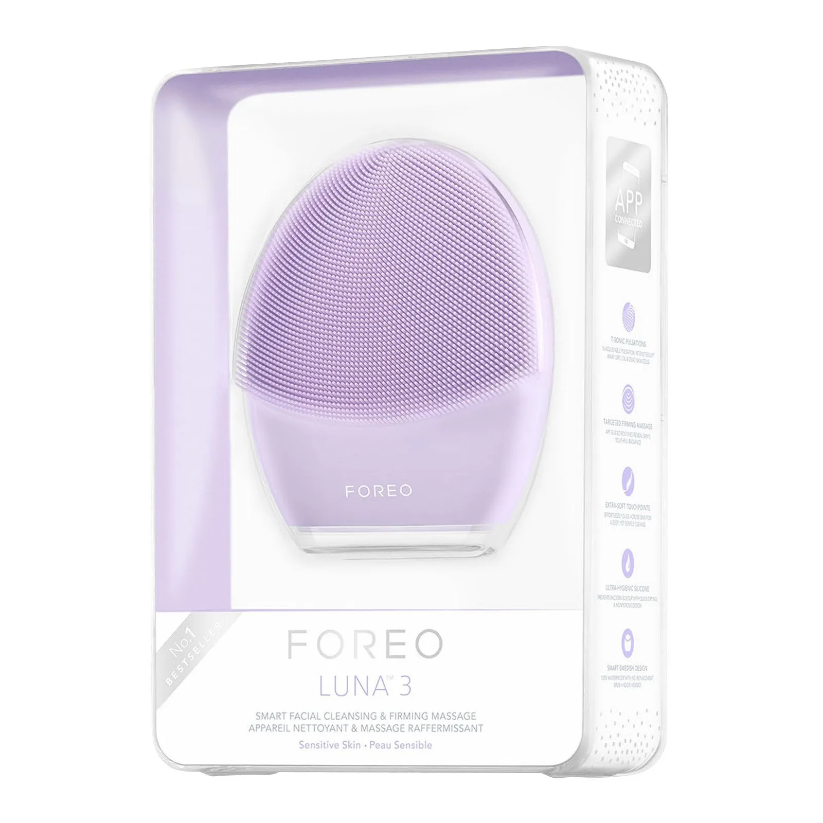 FOREO LUNA 3 PARA PIELES SENSIBLES EN   LAVENDER