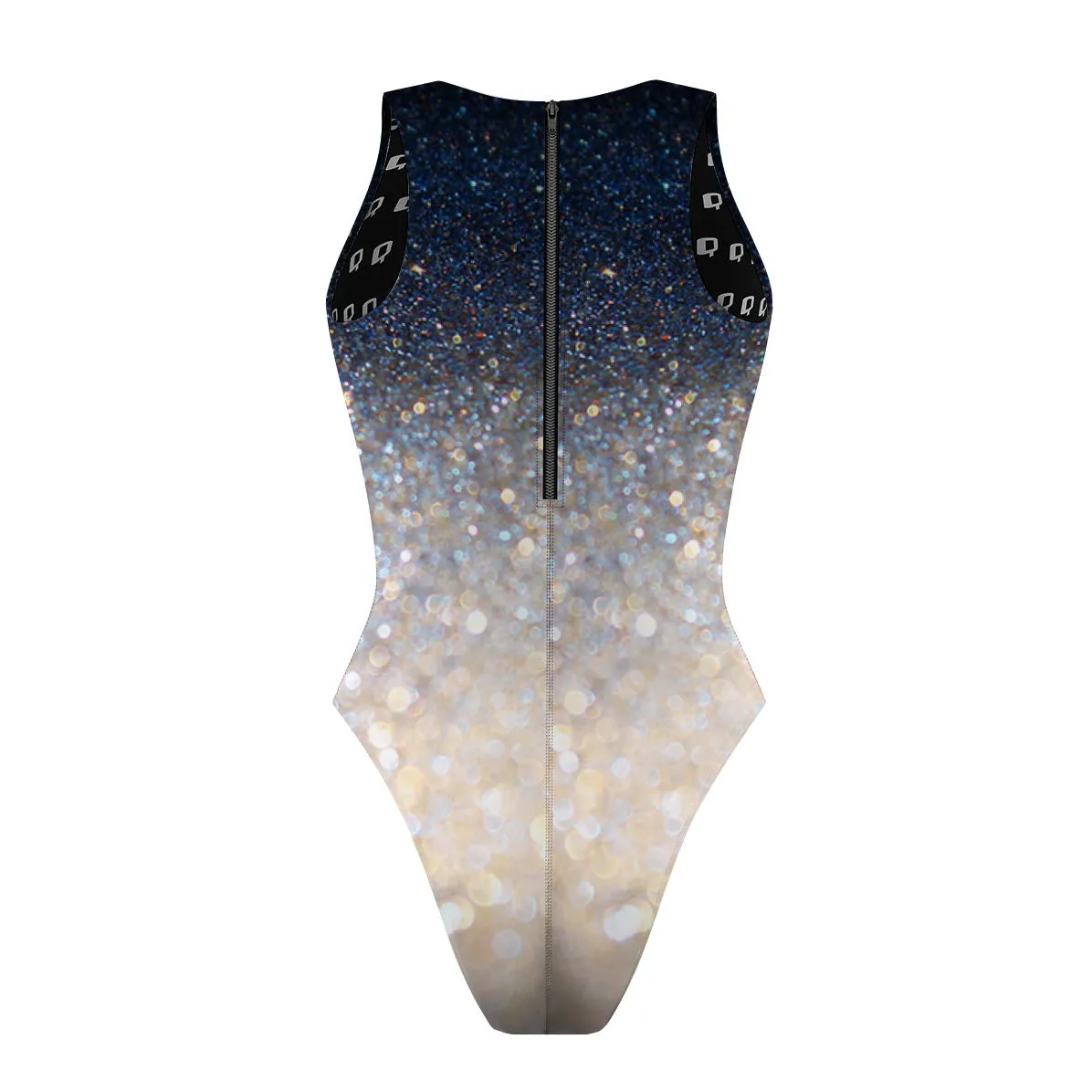 GLITTER BOMB  WOMEN WATERPOLO SWIMSUIT CHEEKY CUT