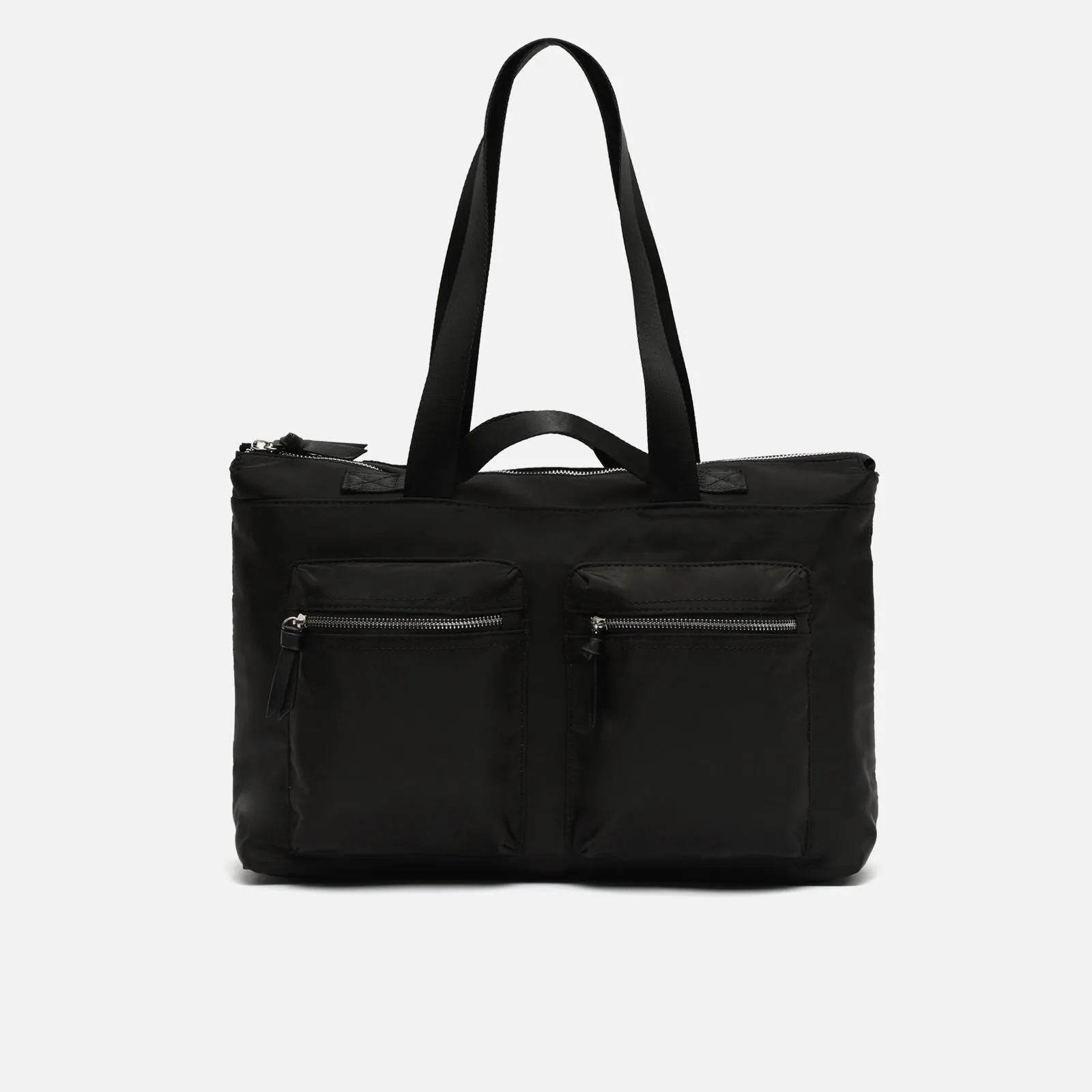 Gorgona portaordenador shopper en nylon con bolsillo para portátil (14)