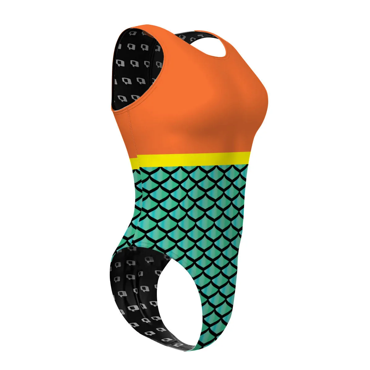 H2O  WOMEN WATERPOLO SWIMSUIT CHEEKY CUT