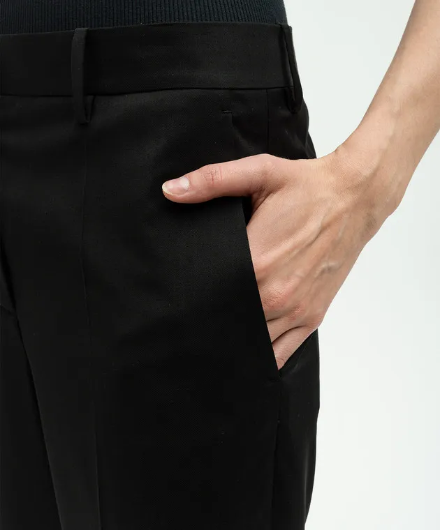 Helmut Lang Black pants made of wool