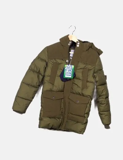 Jack & Jones Plumas acolchado verde