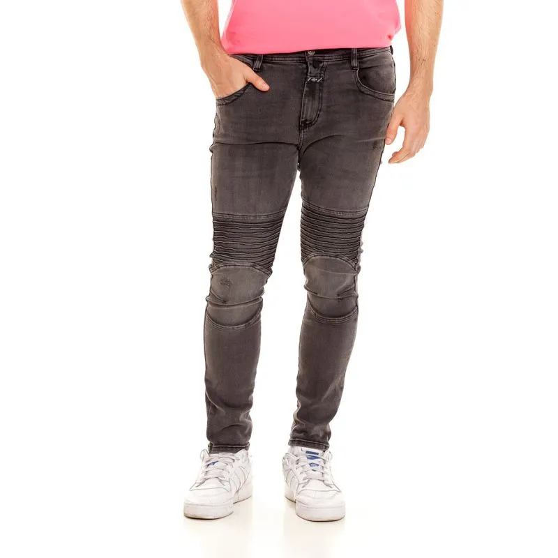 Jean Stretch Para Hombre Biker