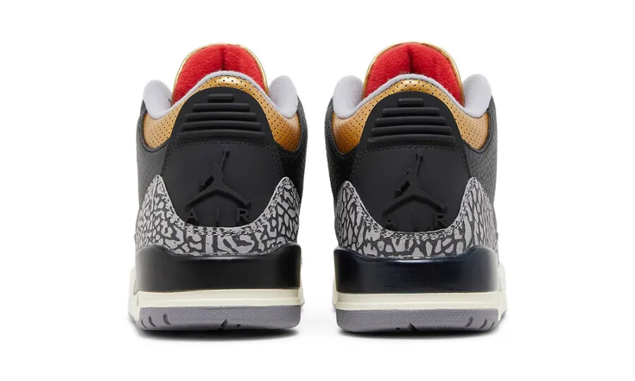 Jordan 3 Retro 'Black Cement Gold' (W)