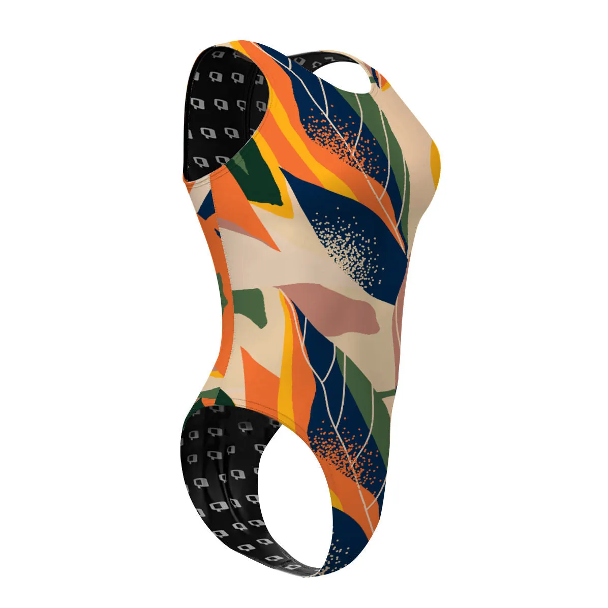 JUNGLE  WOMEN WATERPOLO SWIMSUIT CHEEKY CUT