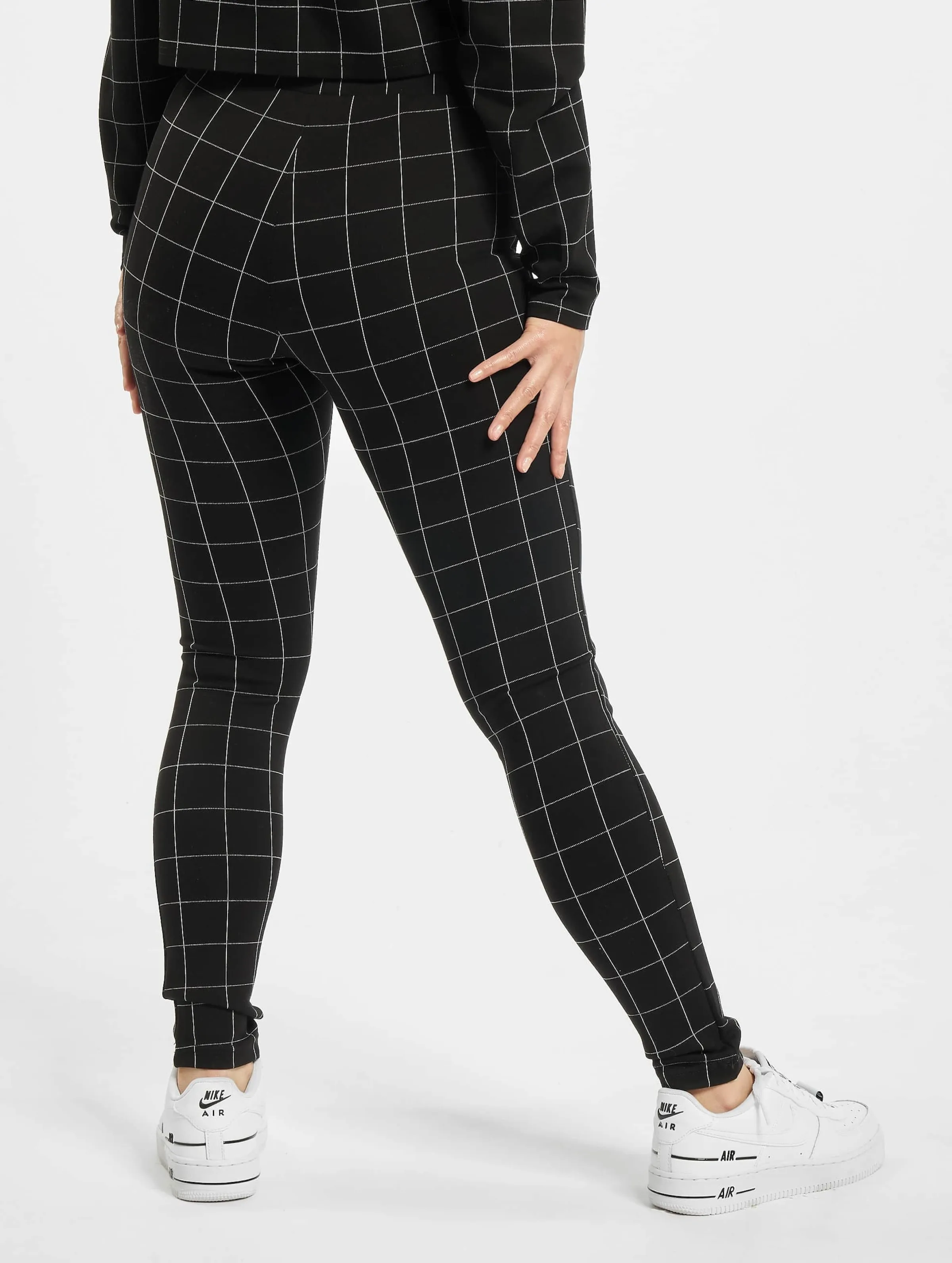 Ladies Check High Waist