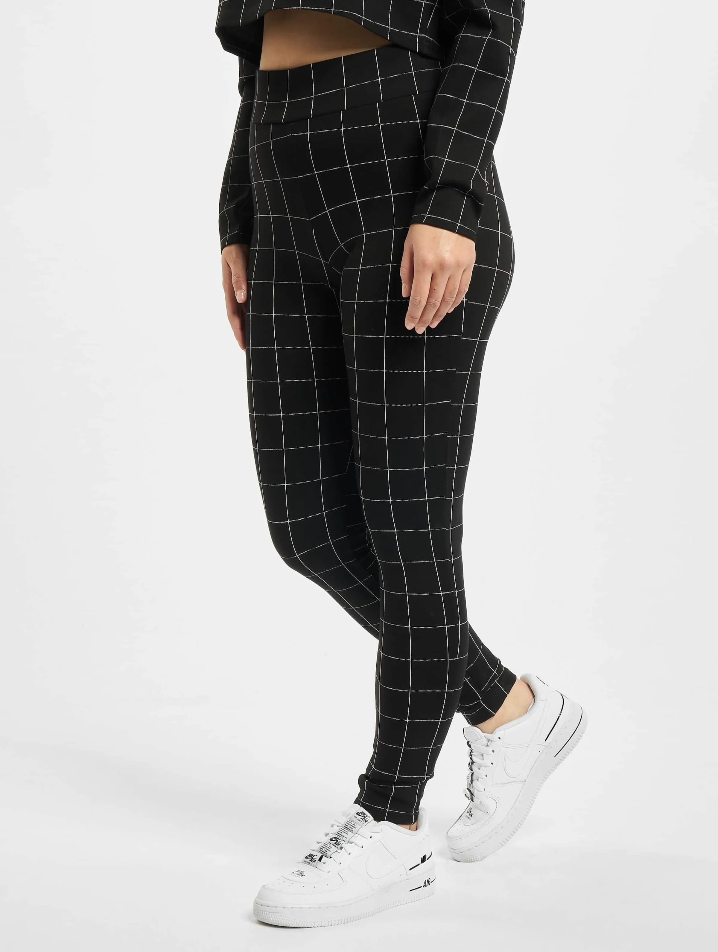 Ladies Check High Waist