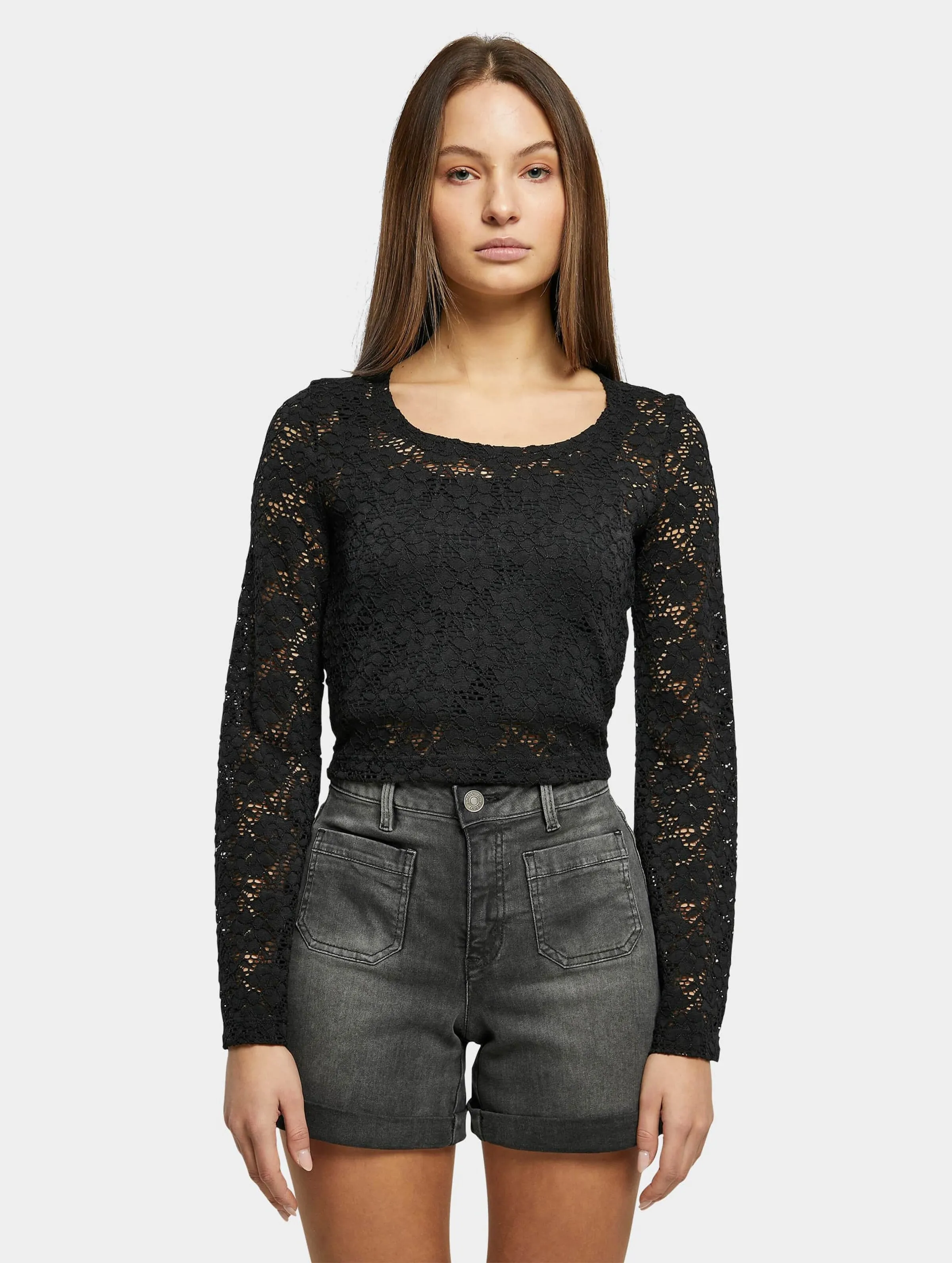 Ladies Cropped Lace 
